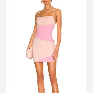 NWT MORE TO COME Audrina Cami Mini Dress in Pink